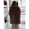 116271 14 hnedy faux fur kozesinovy kabat camtu