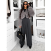 116310 10 sedy faux fur kozesinovy kabatek tuyen