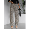 Leopardie široké barrel džínsy NESTA