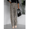 Leopardie široké barrel džínsy NESTA