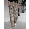 Leopardie široké barrel džínsy NESTA