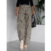 Leopardie široké barrel džínsy NESTA