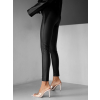 Čierne koženkové basic legíny TAMLIN