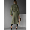 Kaki oversize dlhý kabát AERYTY