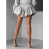 Šedá kraťásková balónová sukňa KORTA