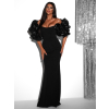 Čierne večerné spoločenské šaty KOLIT