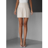 Krémová skladaná plisovaná sukňa MARILENA