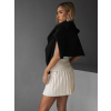 Krémová skladaná plisovaná sukňa MARILENA