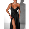 118065 4 cerne satenove dlouhe saty patilla s vystrihem