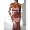 Staroružové dlhé spoločenské korzetové šaty KARLOT