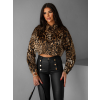 Leopardí krátká košile MODEST (Veľkosť M/L)