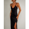 118596 3 cerne dlouhe satenove saty roses s rozparkem