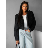 Čierna krátka štýlová bundička GRAZYNA