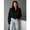 Čierna krátka štýlová bundička GRAZYNA