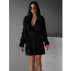 Čierne košeľové šaty JANDROSI