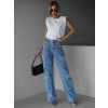 119313 5 modre cargo wide leg dziny volkmar s kaminky