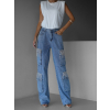 119313 3 modre cargo wide leg dziny volkmar s kaminky