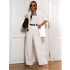 Biely nohavicový kostým HAVER s hodvábom