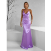 Fialové dlhé spoločenské šaty LIFOSA