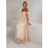 Púdrové tylové spoločenské šaty BOSCO