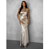 Zlaté dlhé spoločenské šaty KULOSA