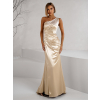 Zlaté dlhé spoločenské šaty KULOSA