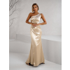 Zlaté dlhé spoločenské šaty KULOSA