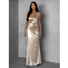 Zlaté dlhé spoločenské šaty KULOSA