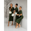 121504 1 khaki satenove midi saty miriam s kratkym rukavem pro druzicky