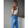 Bílý sportovní crop top ALADIN na zip (Veľkosť ONESIZE)