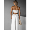 Bílý basic top ARRAXE na špagetová ramínka (Veľkosť ONESIZE)