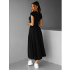 Čierny basic komplet SLAVOMY so sukňou
