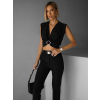 Čierny top KUALET so sponou