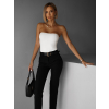 Bílé basic body CRISTON bez ramínek (Veľkosť ONESIZE)