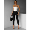 Bílé basic body CRISTON bez ramínek (Veľkosť ONESIZE)
