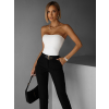 Bílé basic body CRISTON bez ramínek (Veľkosť ONESIZE)