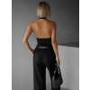 Čierne body EILEEN s výstrihom