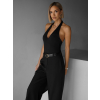 Čierne body EILEEN s výstrihom
