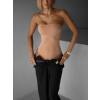 Hnědé basic body CRISTON bez ramínek (Veľkosť ONESIZE)
