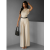 Krémový nohavicový komplet ANOUSKA