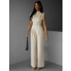 Krémový nohavicový komplet ANOUSKA