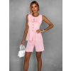 Ružový elegantný kraťasový komplet INOLANE