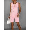 Ružový elegantný kraťasový komplet INOLANE