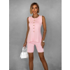 Ružový elegantný kraťasový komplet INOLANE