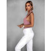 Starorůžové basic body EILEEN  s výstřihem (Veľkosť ONESIZE)
