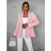 Svetloružové sako BETTYA s gombíkmi