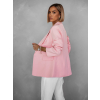 Svetloružové sako BETTYA s gombíkmi