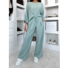 Svetlo tyrkysové ľahké nohavice LARYS