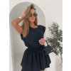 123677 2 cerny teplakovy stylovy komplet tappy se sukni
