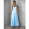 Svetlomodré elegantné šaty SAURANA